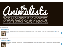 Tablet Screenshot of animalists.blogspot.com