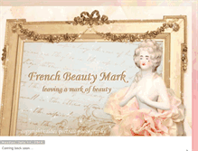 Tablet Screenshot of frenchbeautymark.blogspot.com