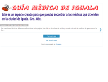 Tablet Screenshot of guiamedicadeiguala.blogspot.com