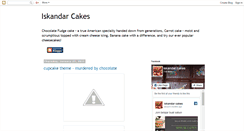 Desktop Screenshot of iskandarcakes.blogspot.com