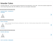 Tablet Screenshot of iskandarcakes.blogspot.com