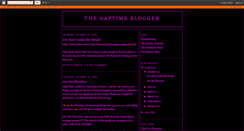 Desktop Screenshot of naptimeblogger.blogspot.com