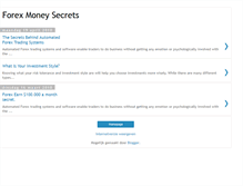 Tablet Screenshot of forex-money-secrets.blogspot.com