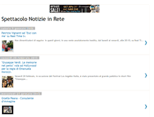 Tablet Screenshot of notizieinretespettacolo.blogspot.com