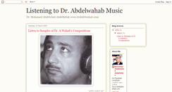 Desktop Screenshot of drmabdelwahabsaudio.blogspot.com
