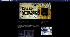 Desktop Screenshot of crasamitologica.blogspot.com