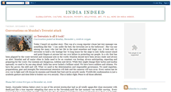 Desktop Screenshot of indiaindeed.blogspot.com
