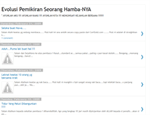 Tablet Screenshot of evolusipemikiranseoranghambanya.blogspot.com