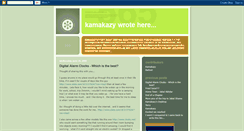 Desktop Screenshot of kamakazy.blogspot.com