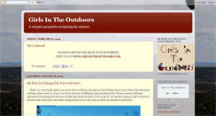 Desktop Screenshot of girlsintheoutdoors.blogspot.com