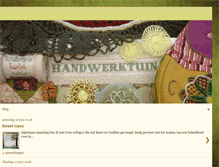 Tablet Screenshot of handwerktuin.blogspot.com