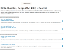 Tablet Screenshot of diet-and-diet-information.blogspot.com