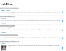 Tablet Screenshot of leahprince.blogspot.com