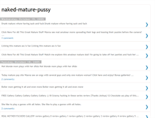 Tablet Screenshot of naked-mature-pussy.blogspot.com