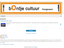 Tablet Screenshot of bordjecultuur.blogspot.com