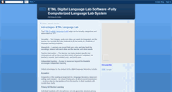 Desktop Screenshot of etnl-languagelab.blogspot.com