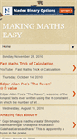 Mobile Screenshot of easymathbvs.blogspot.com