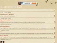 Tablet Screenshot of easymathbvs.blogspot.com