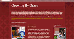 Desktop Screenshot of growing-by-grace.blogspot.com