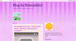 Desktop Screenshot of brincandocombloginho.blogspot.com