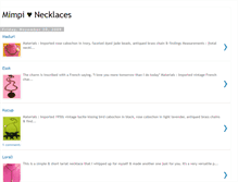 Tablet Screenshot of mimpinecklaces.blogspot.com