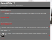 Tablet Screenshot of claragilpidal.blogspot.com