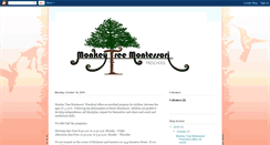 Desktop Screenshot of monkeytreemontessori.blogspot.com