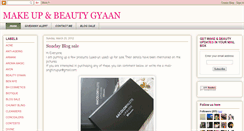 Desktop Screenshot of makeupgyaan.blogspot.com