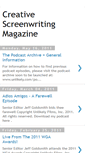 Mobile Screenshot of creativescreenwritingmagazine.blogspot.com