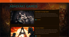 Desktop Screenshot of abaxakigames.blogspot.com