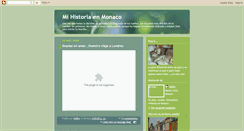 Desktop Screenshot of mihistoriaenmonaco.blogspot.com