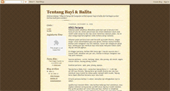 Desktop Screenshot of bayibalita.blogspot.com