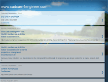 Tablet Screenshot of cadcam4engineer.blogspot.com