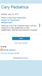 Mobile Screenshot of carypediatrics.blogspot.com