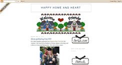 Desktop Screenshot of happyhomeandheart.blogspot.com