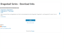 Tablet Screenshot of dragonball-download.blogspot.com