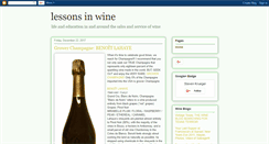 Desktop Screenshot of lessonsinwine.blogspot.com