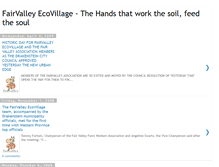 Tablet Screenshot of fairvalleyecovillage.blogspot.com