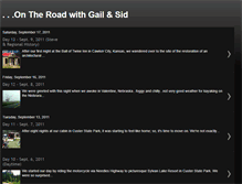 Tablet Screenshot of ontheroadwithgailsid.blogspot.com