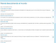 Tablet Screenshot of mamadescubriendoelmundo.blogspot.com