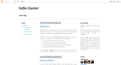Desktop Screenshot of indie-gamer.blogspot.com