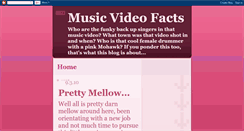 Desktop Screenshot of musicvideofacts.blogspot.com