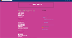 Desktop Screenshot of planetradiospain.blogspot.com