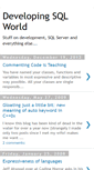 Mobile Screenshot of devsql.blogspot.com