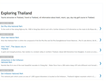 Tablet Screenshot of exploringthai.blogspot.com