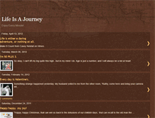 Tablet Screenshot of lifeisajourney2.blogspot.com