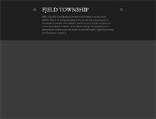 Tablet Screenshot of fjeldtownship.blogspot.com
