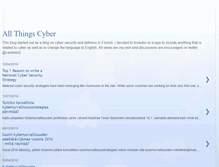Tablet Screenshot of kyberturvallisuus.blogspot.com