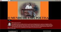 Desktop Screenshot of mundodeumapoetisa.blogspot.com