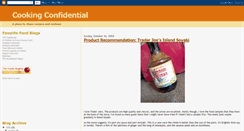 Desktop Screenshot of cookingconfidential.blogspot.com